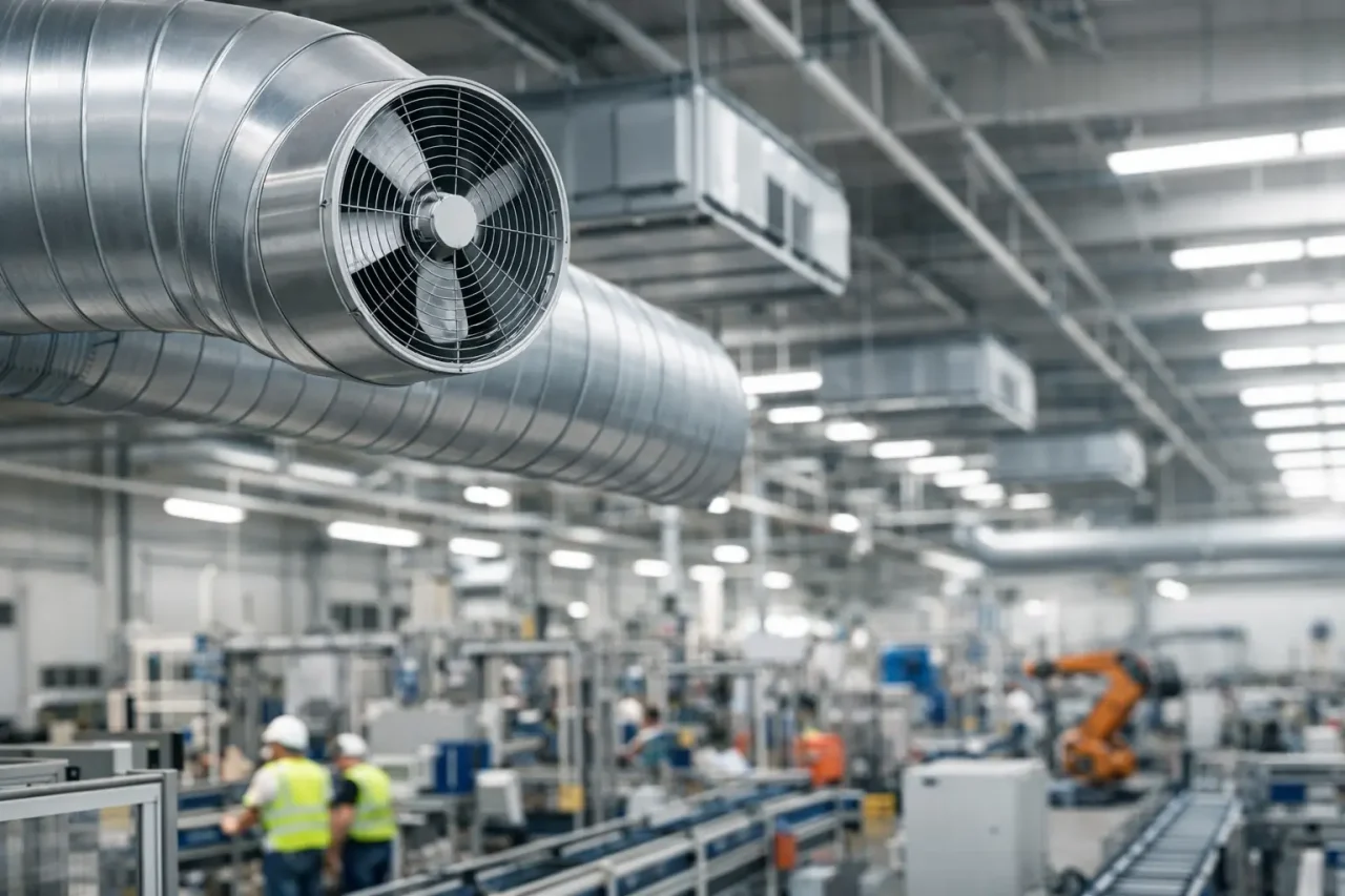 Ventilacija za proizvodne hale bez zastoja